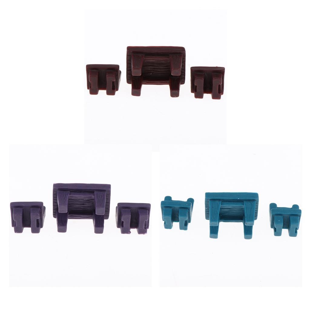 3 Pieces Dollhouse Miniature Set Accessories Dollhouse