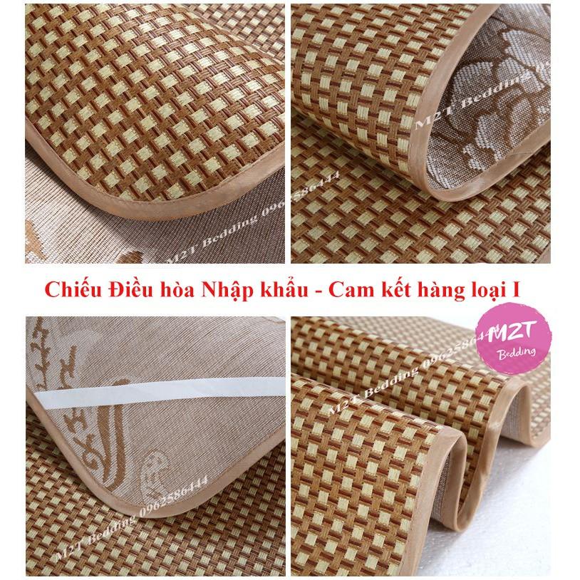 Chiếu điều hòa sợi mây Cao cấp mát mềm mịn thoáng khí - chiếu trải giường đủ kích thước 1m2, 1m5, 1m6, 1m8, 2m2