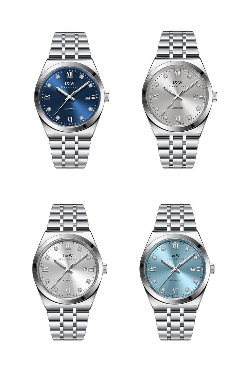 Đồng hồ nam chính hãng IW Carnival IW758G-1 ,Kính sapphire,chống xước,Chống nước30m,BH24 tháng,Máy điện tử(pin),dây da