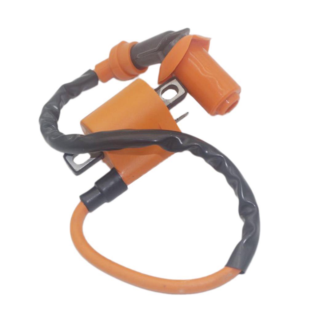 Motorcycle Performance Ignition Coil for Honda CG125 200cc 250cc - Orange