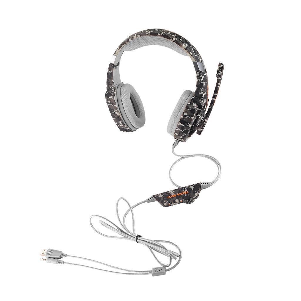 Deep Bass Game Headphone Sound Over-Ear Gaming Headset with LED Light