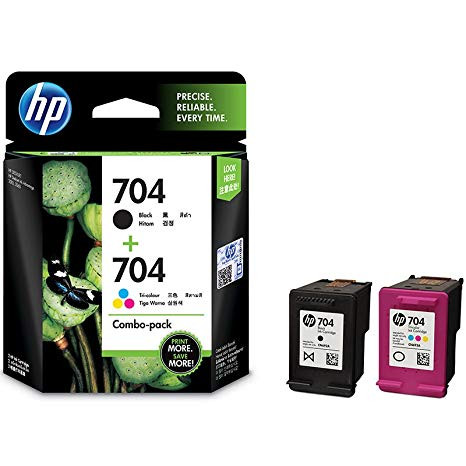 Káº¿t quáº£ hÃ¬nh áº£nh cho HP F6V33AA 704 black color (1 black 1 color single box for Deskjet 2010 2060)