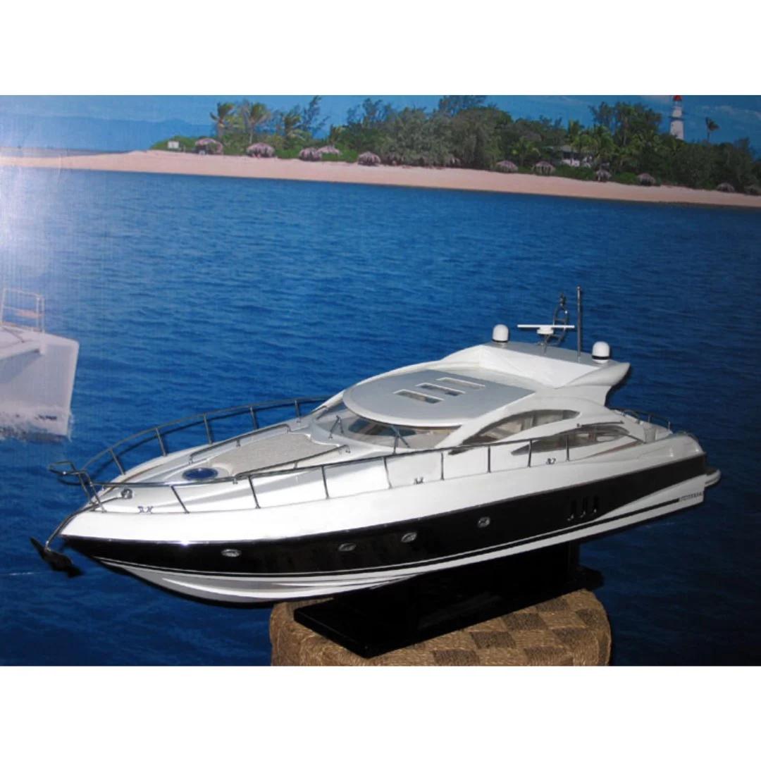 Mô hình cano SUNSEEKER cao cấp, mô hình gỗ tự nhiên, làm quà tặng sang trọng 1st FURNITURE