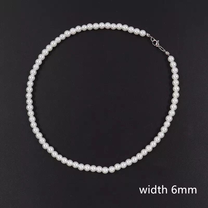 N114 dây chuyền hạt trai cho nam cá tính