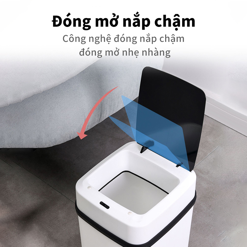 Thùng rác tự động thông minh dạng cảm biến, Sử dụng cảm biến quang học với độ chính xác cao được tự nghiên cứu và phát triển,Sử dụng trong nhiều trường hợp, đem tới cho bạn sự chọn lựa tiện lợi