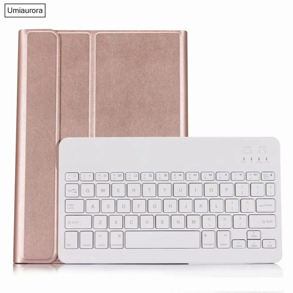 Bao da kèm bàn phím cho iPad Mini 1/2/3, Mini 4/5, Mini 6 Bluetooth Keyboard Case có khay để bút chống sốc cao cấp - Hàng chính hãng