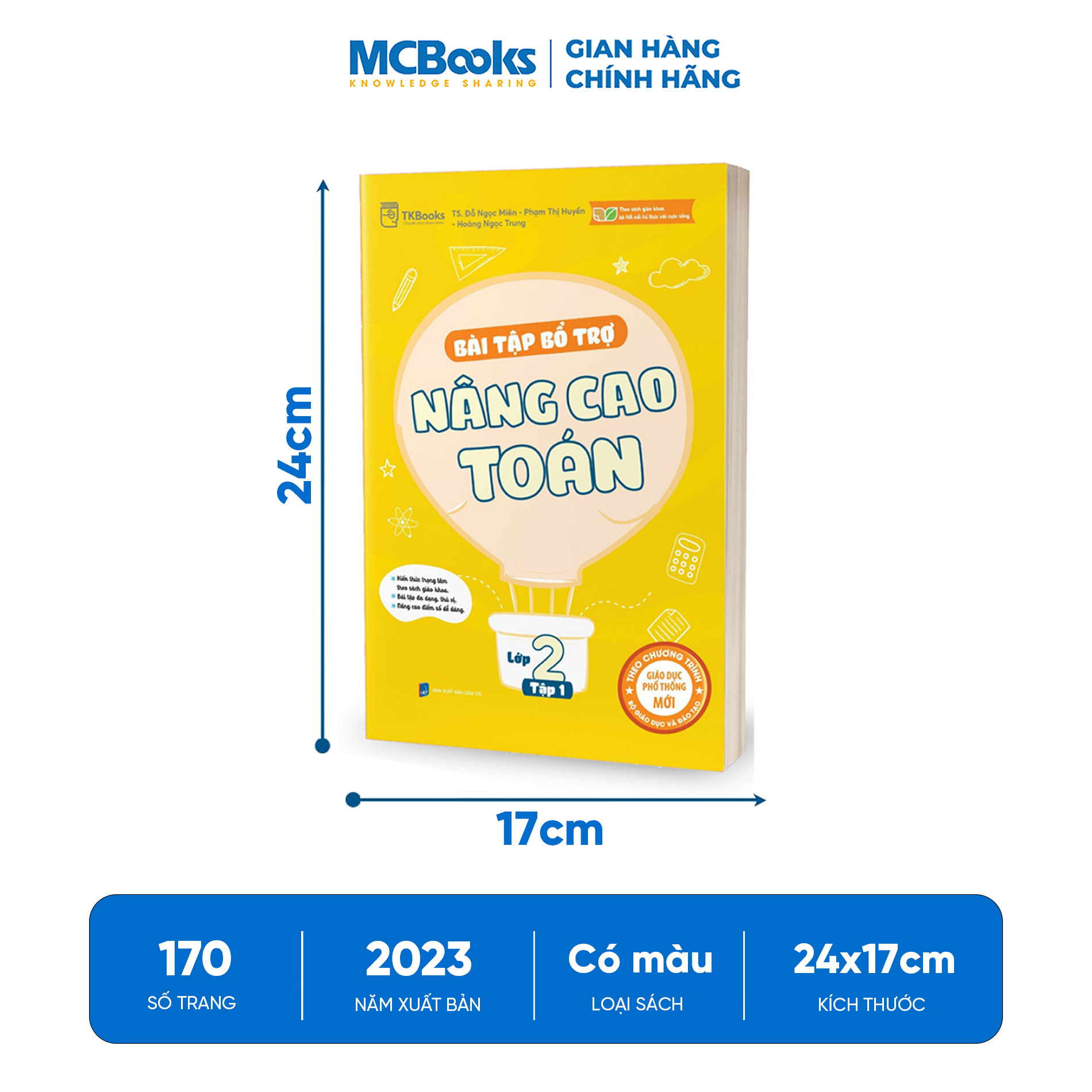 Sách - Combo Bài tập bổ trợ nâng cao Toán lớp 2