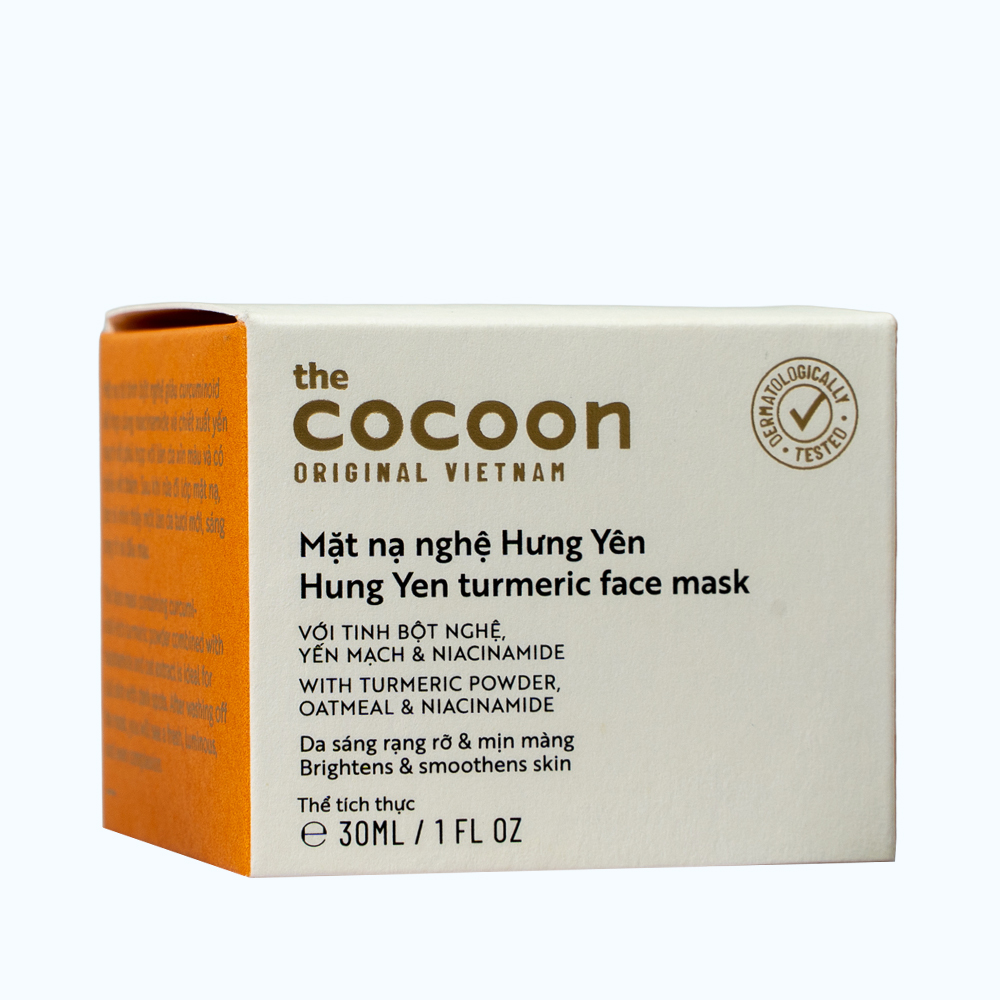 Mặt Nạ Nghệ Hưng Yên Cocoon Hỗ Trợ Làm Sáng Da 30ml/ Hũ