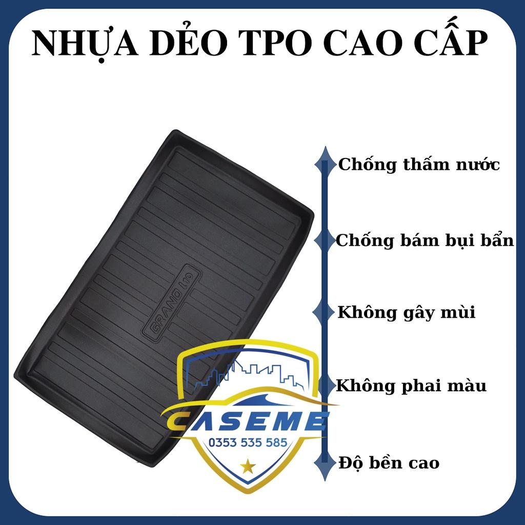 Lót cốp dành cho Hyundai i10 Hatchback 2021 - 2022 chất liệu TPO cao cấp