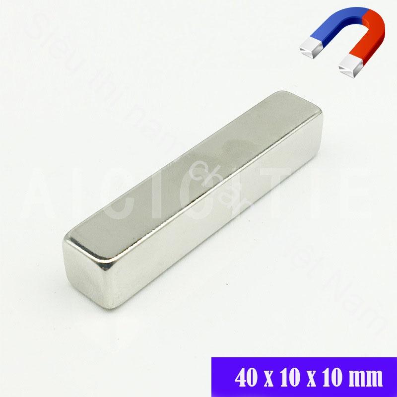 Nam châm đất hiếm kích thước 40x10x10mm - giá 1 viên