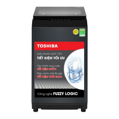 Máy Giặt Toshiba 8.0Kg AW-M905BV(MK) - Hàng chính hãng - Truyền động gián tiếp (dây Curoa) - Công nghệ suy luận ảo Fuzzy Logic – Lồng giặt ngôi sao pha lê