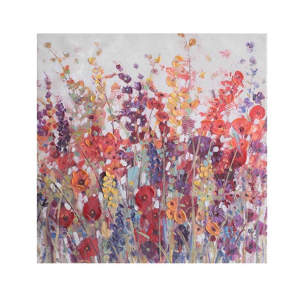 Self-adhesive Abstract Plant Flower Decorative Wall Sticker for Home Decor