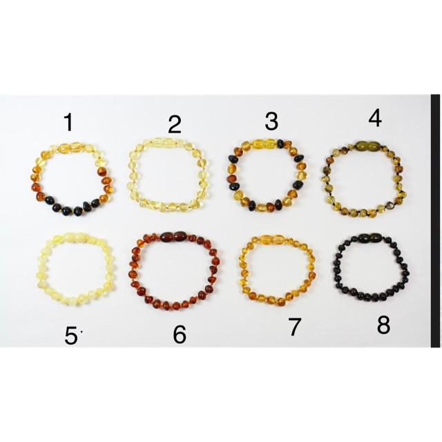 Vòng tay Amber Handmade Úc size 14-16 cm