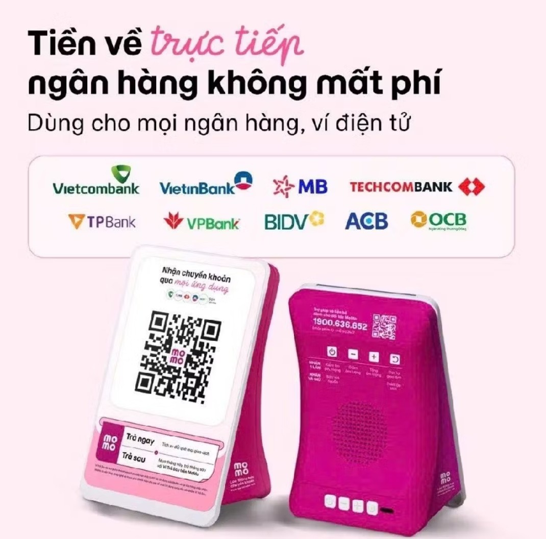 1 MÁY THÔNG BÁO CHUYỂN KHOẢN MIỄN PHÍ HÀNG CHUẨN CHO MỌI NHÀ