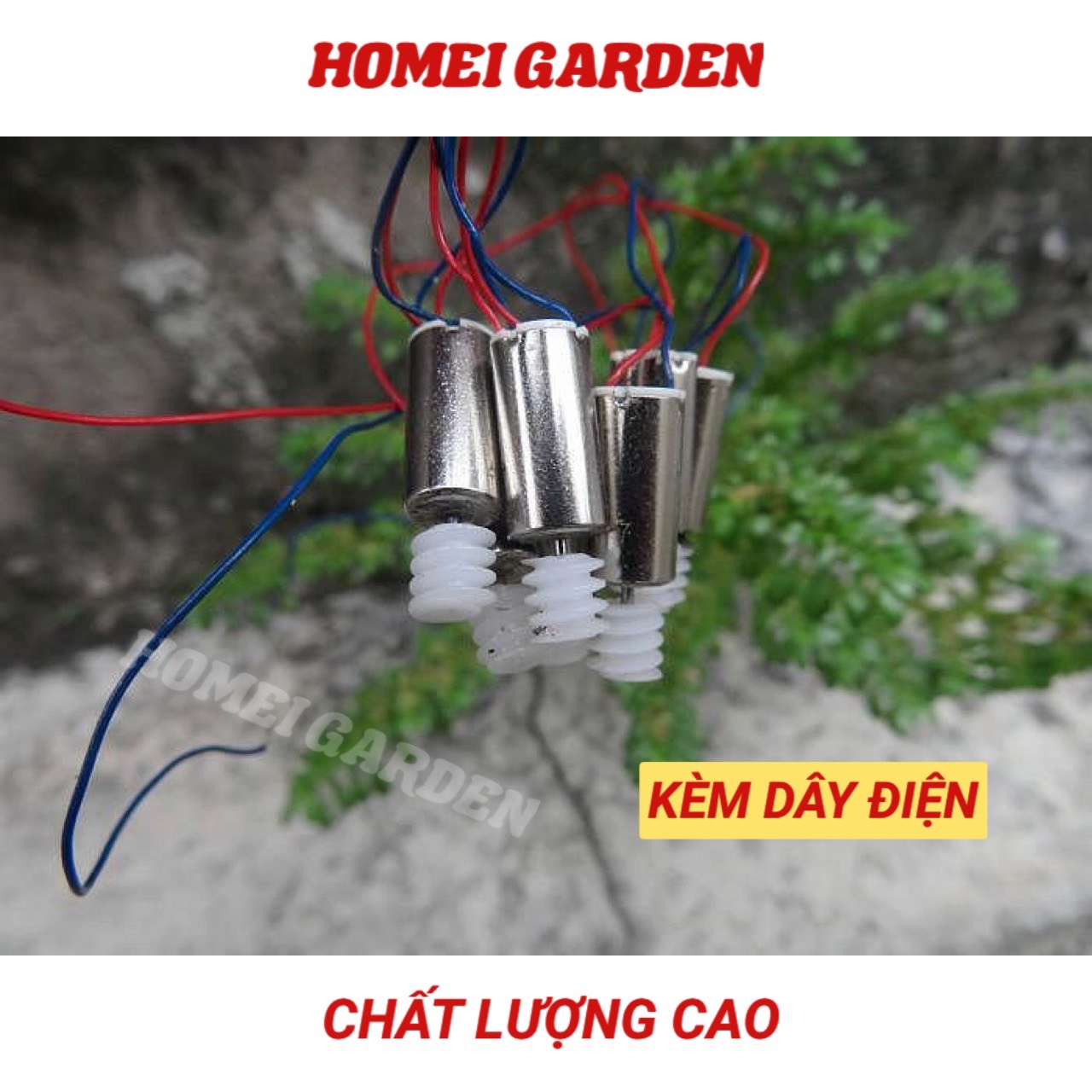 Motor máy bay mini 612 tốc độ cao từ tính mạnh kèm bánh răng - HM0034