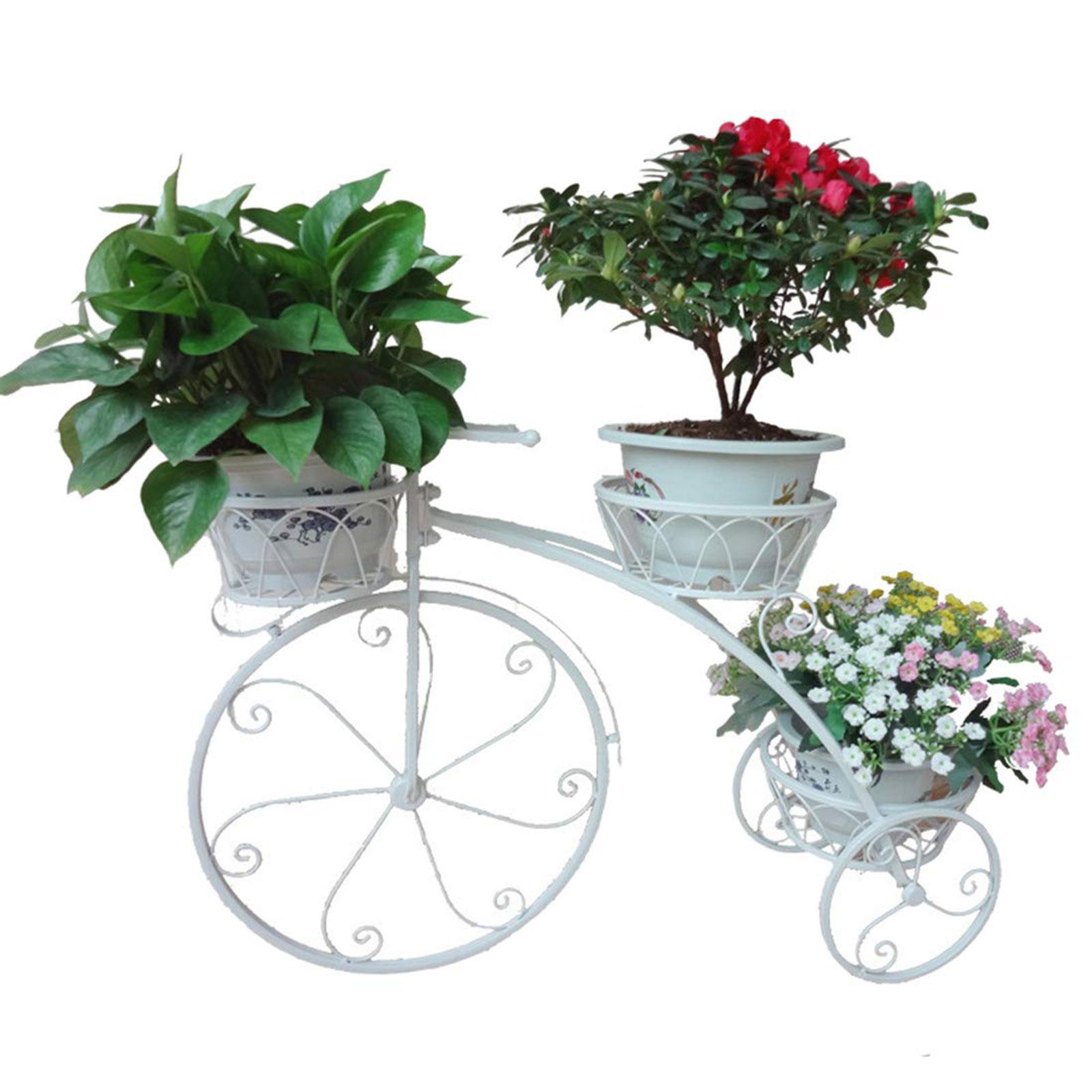 Flower Rack Flower Pot Cart Holder Multipurpose  Plant Stand for Balcony