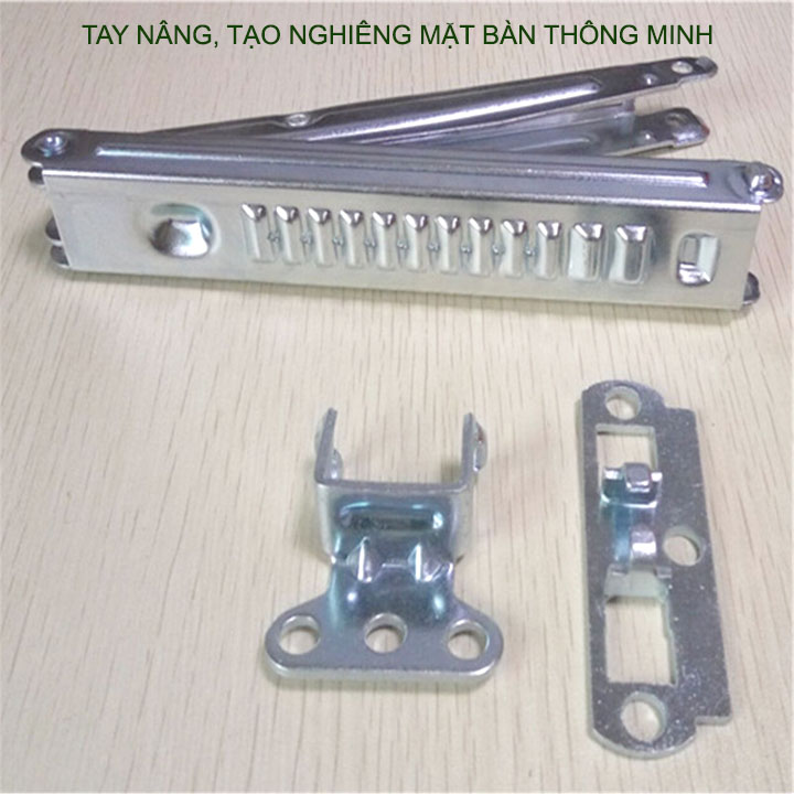 Tay nâng tạo nghiêng mặt bàn học, bàn làm việc, ghế, giường đa năng