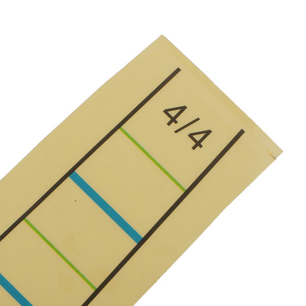 4/4 Violin Fretboard Sticker Fiddle Chart Finger Marker Student Learning Aid
