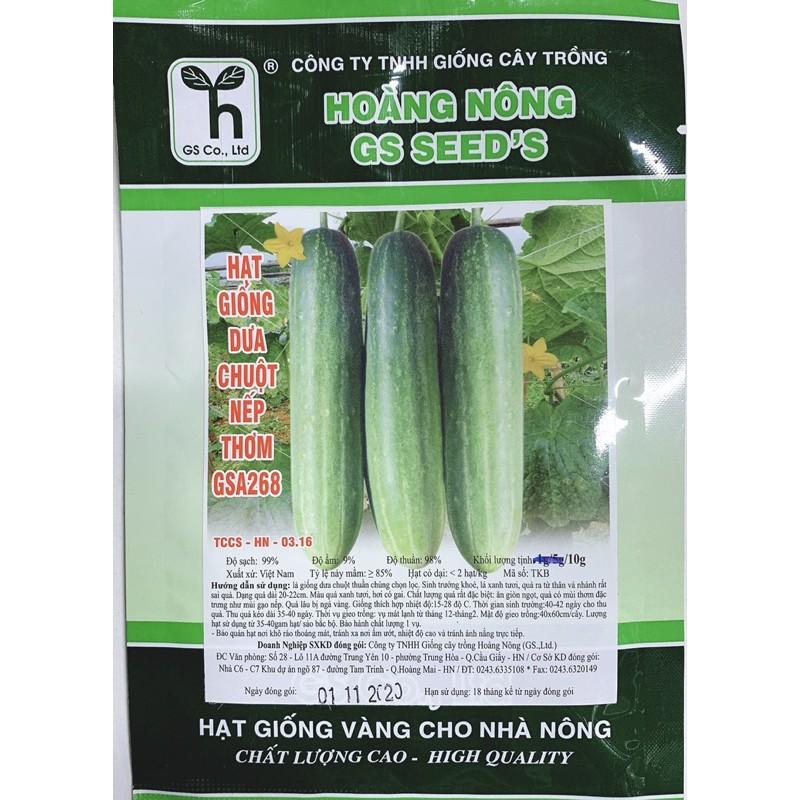 HẠT GIỐNG DƯA CHUỘT NẾP THƠM GSA268 - gói 10gr