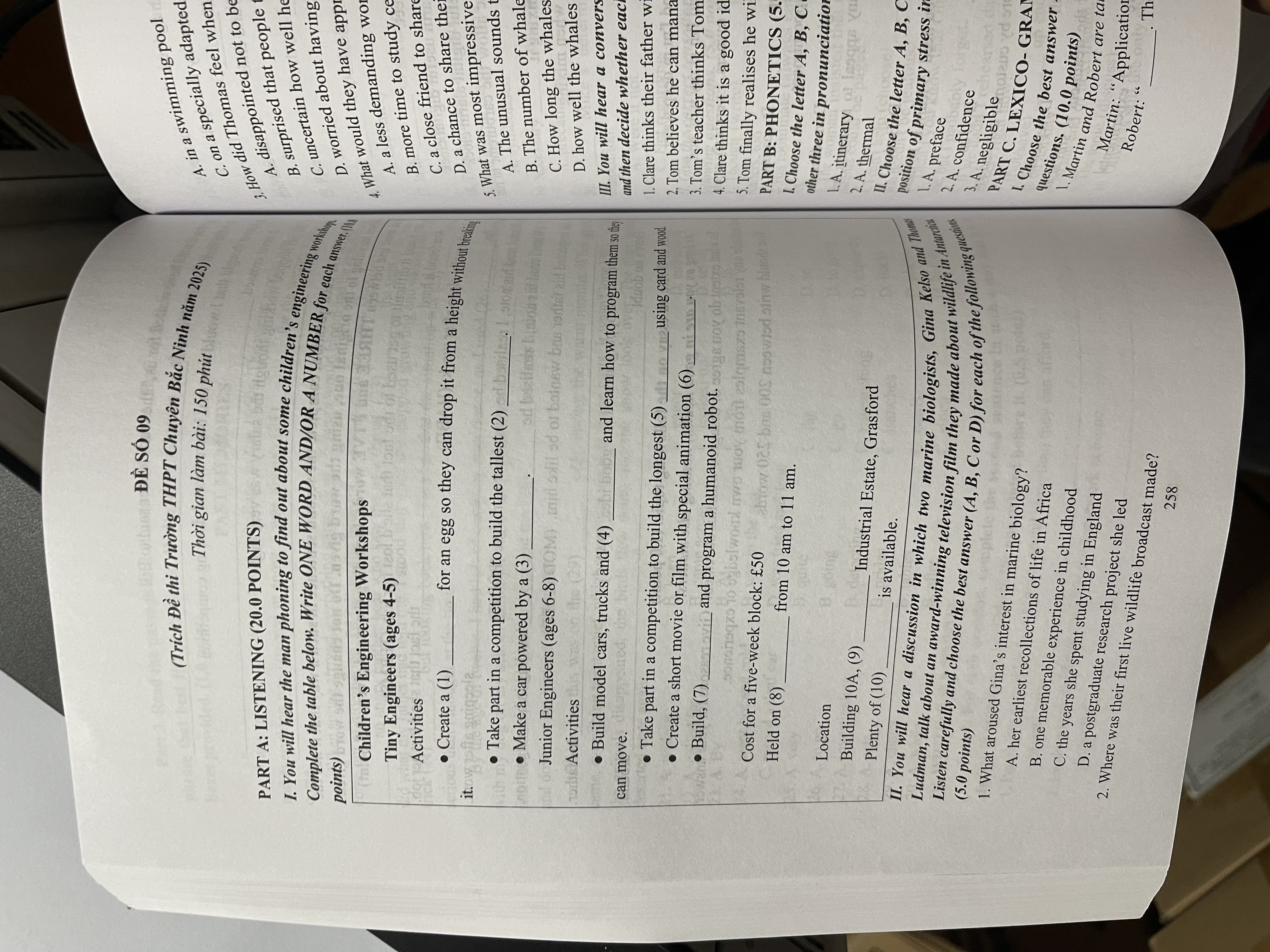 tuyển chọn đề thi học sinh giỏi 9 và thi vào lớp 10 chuyên môn tiếng anh