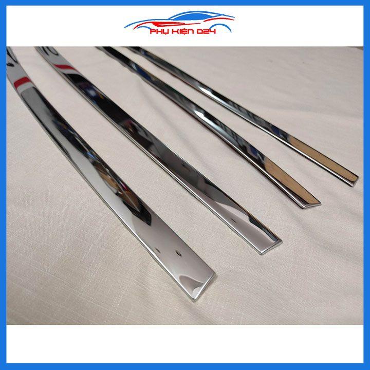 Bộ nẹp viền chân kính inox Innova 2006-2007-2008-2009-2010-2011-2012-2013-2014-2015