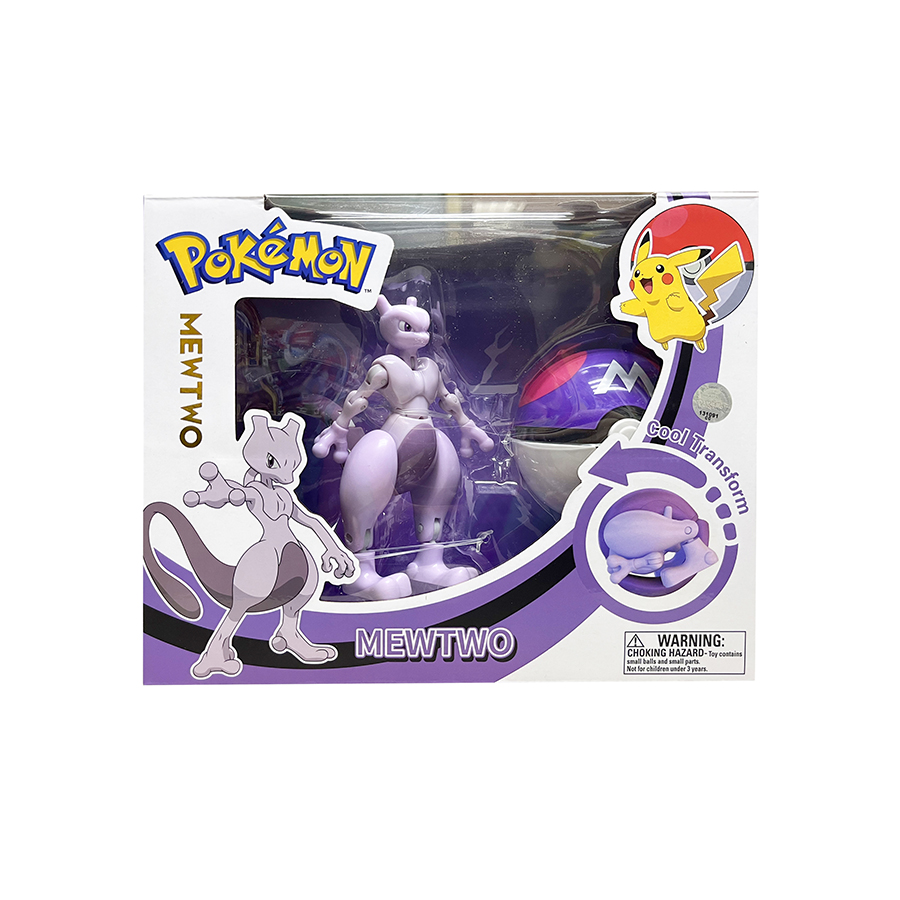 Đồ Chơi Trẻ Em Bóng Pokemon Biến Hình: Mewtwo POKEMON TOYS ZC8905E