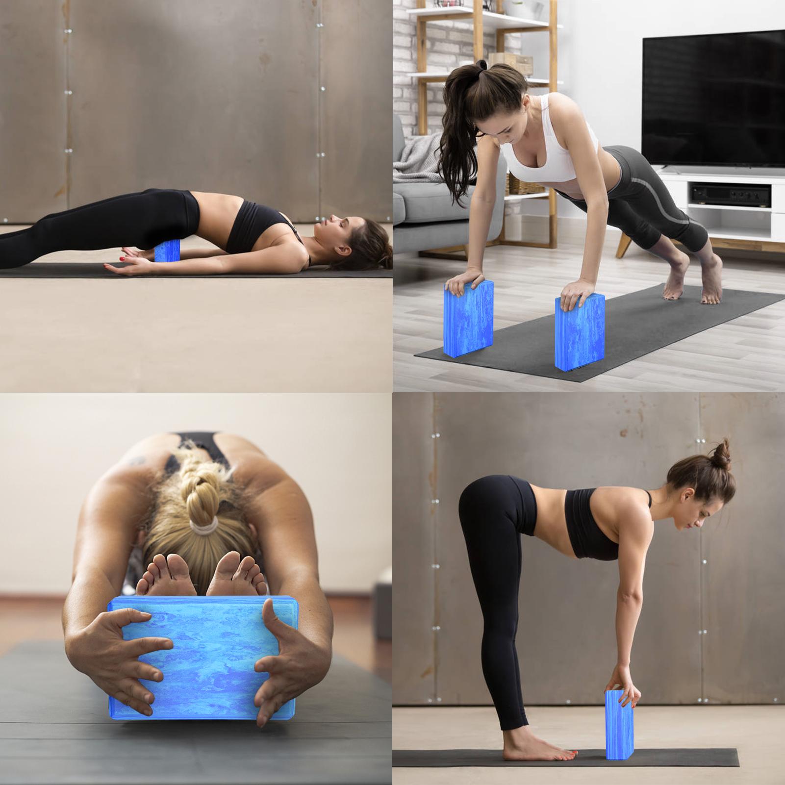 Set 2 Gạch Yoga Eva Kèm 1 Dây Dây Đeo Kéo Dài Cho Yoga Pilates Cải Thiện Sức Mạnh Hỗ Trợ Cân Bằng Và Tính Linh Hoạt