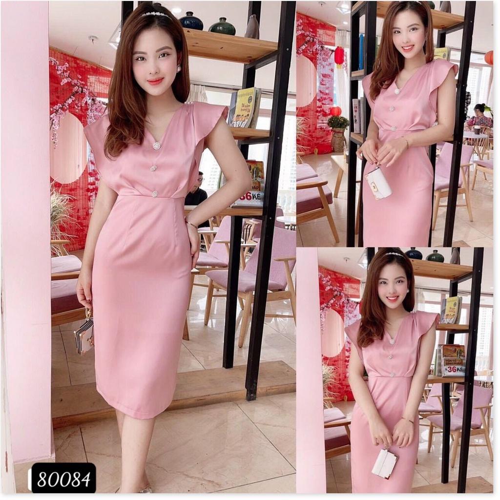 Đầm trượt sang chảnh cực xinh cho chị em , tôn dáng , thanh lịch siêu đẹppp KME FASHION