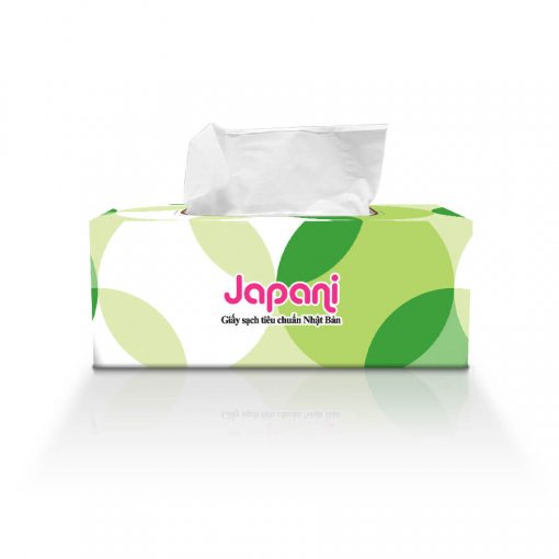 Combo 20 hộp khăn giấy lụa Japani Silk180 hai lớp kích thước 19x20cm hộp xanh - 180 tờ/hộp