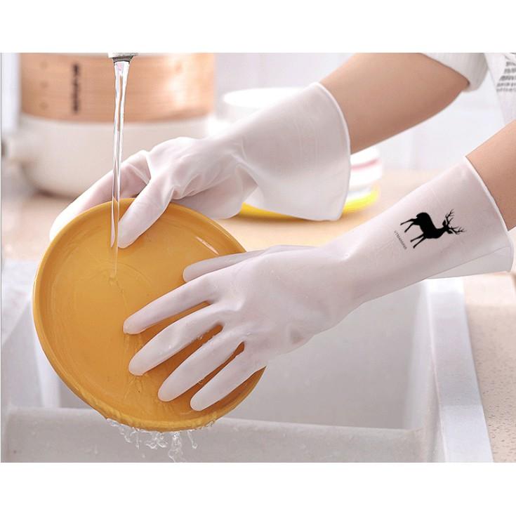 Găng tay cao su con hươu siêu bền siêu dai