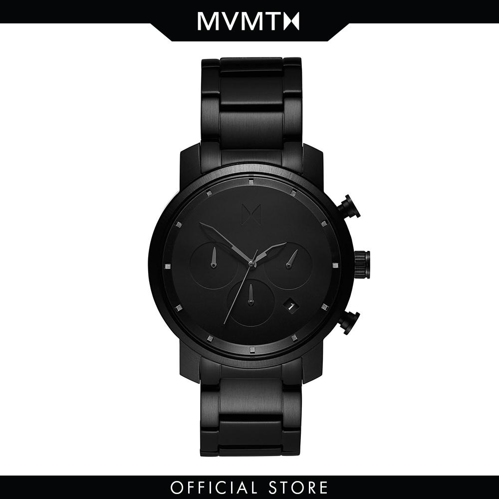 Đồng hồ Nam MVMT dây thép không gỉ 40mm - Chrono 40 D-MC02-BB