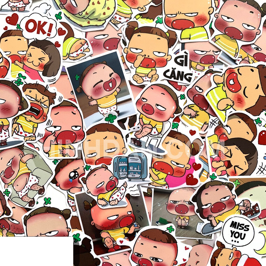 Set 60 Sticker QUỲNH AKA