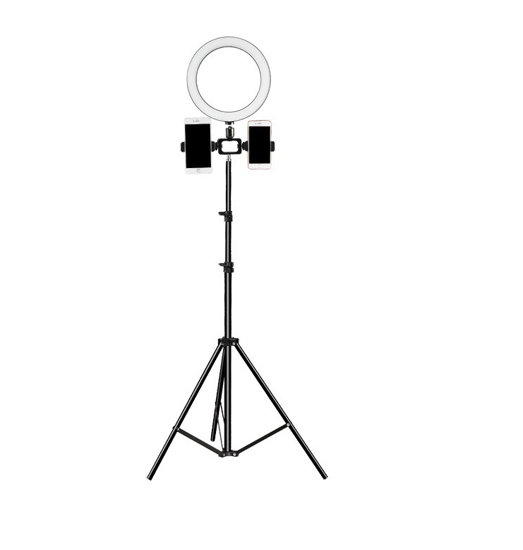 Gậy ChụpCẢnh 3 Chân, Livestream Quay Video Tiktok Tripod Kẹp Điện Thoại LT-01