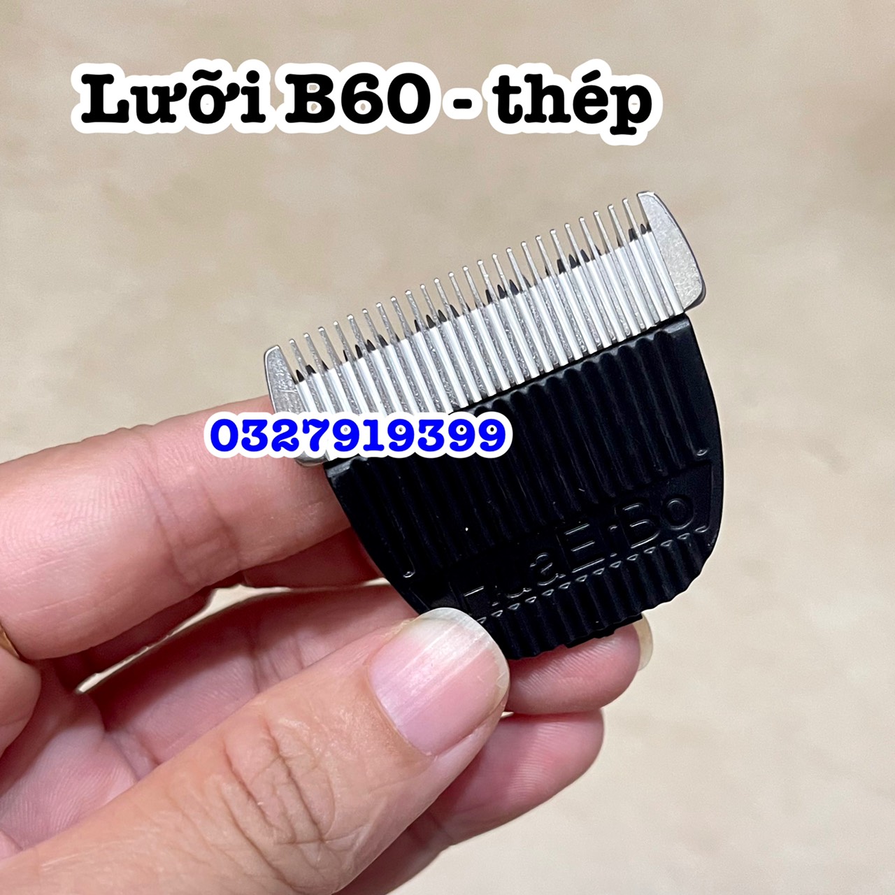 Lưỡi tông đơ - Bộ lưỡi thay tông đơ sứ chân thấp B60