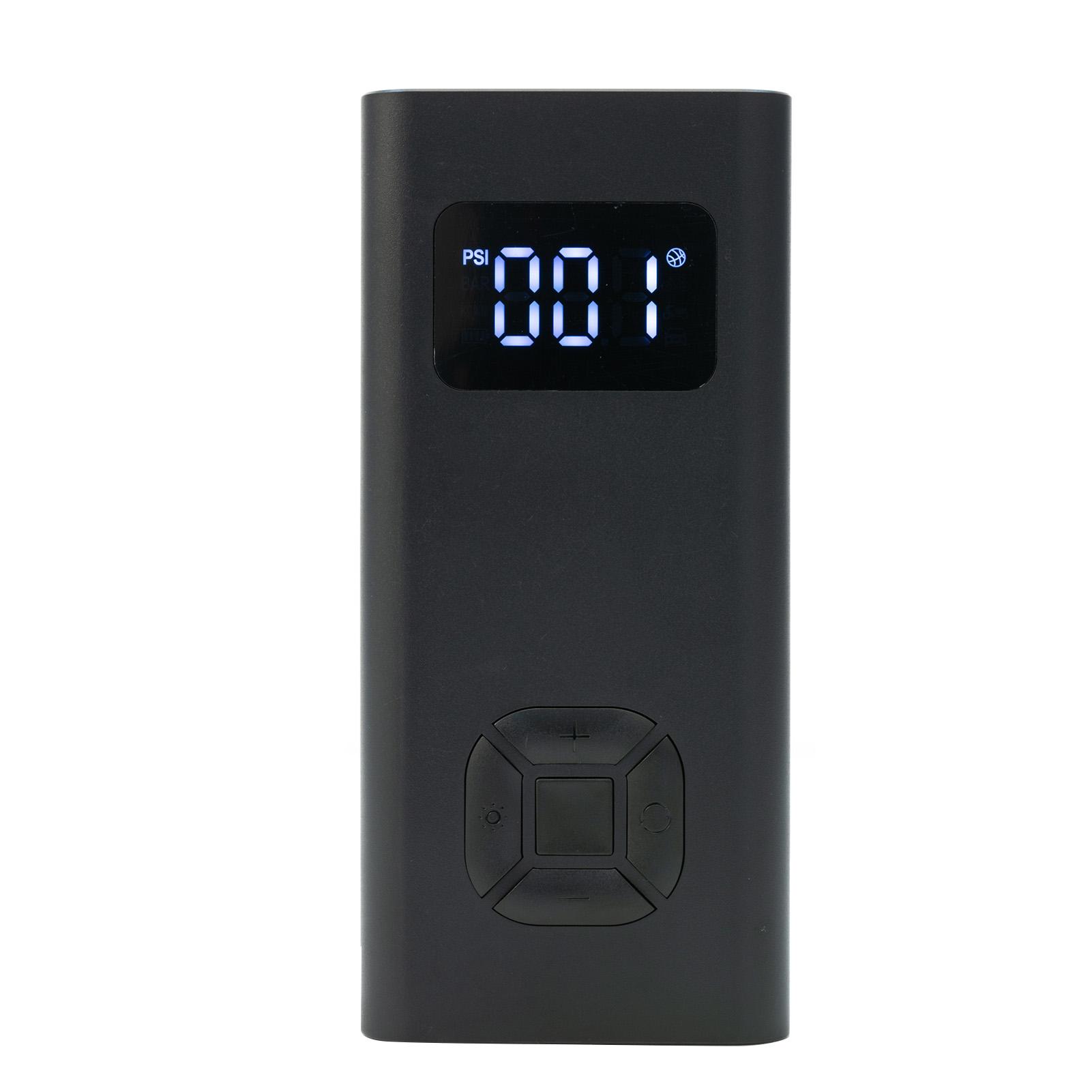 Tire Inflator Portable Air Compressor Digital Pressure Gauge with LEDs Light USB Rechargeable 150PSI Electric Air Pump