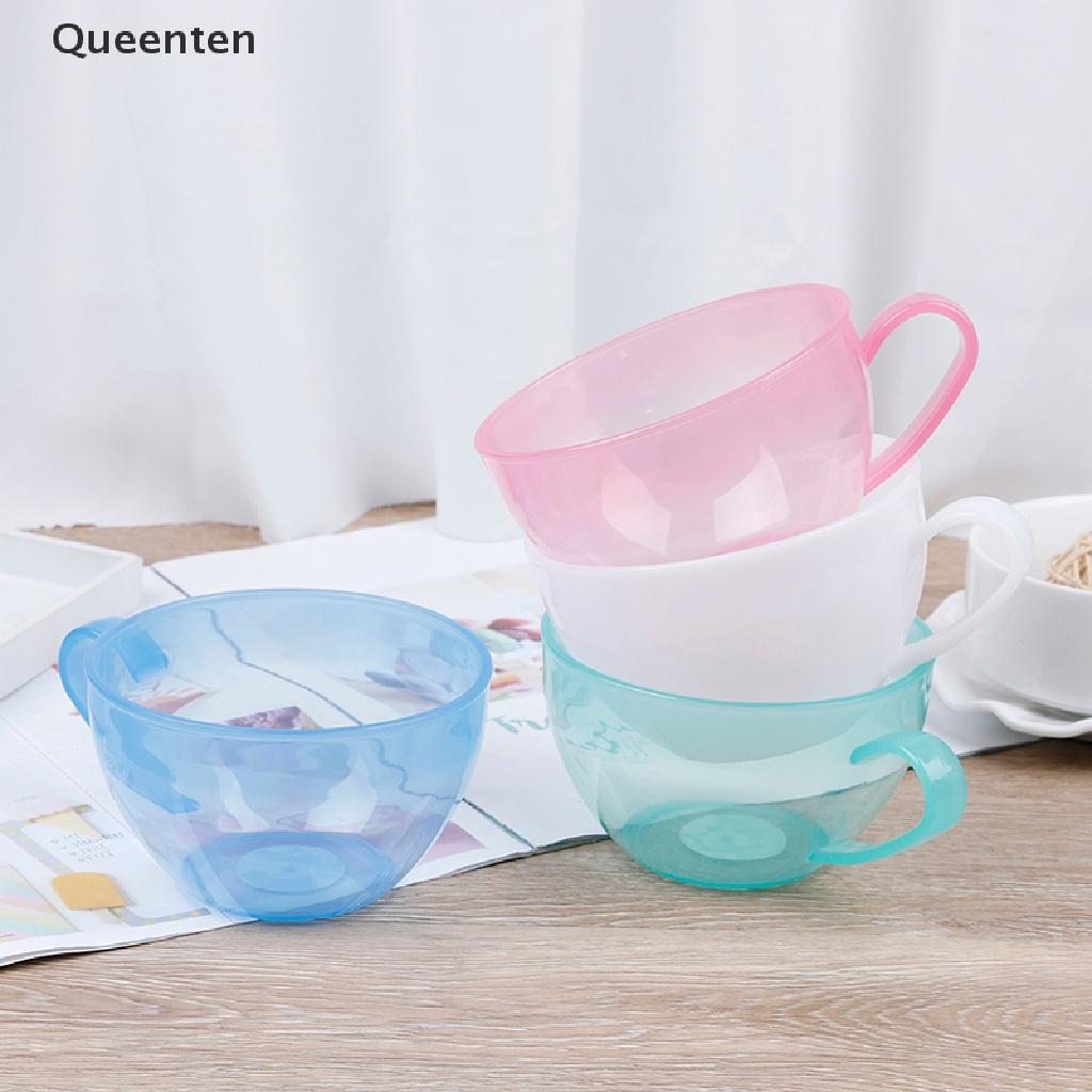 Queenten Colourful Plastic Kitchen Mixing Bowl for Baking &amp; Cooking 4 Colours QT