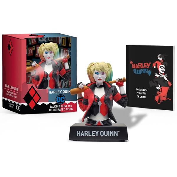 Sách ngoại văn: Harley Quinn Talking Figure And Illustrated Book