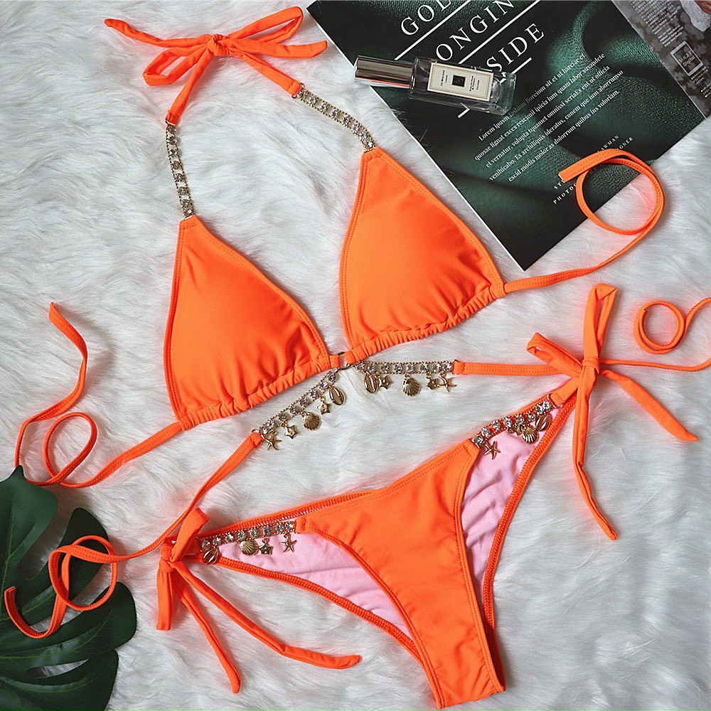 Bikini đính đá charm sexy B25