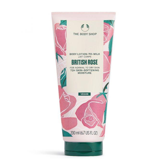 Sữa Dưỡng Thể The Body ShopBritish Rose Lotion-to-Milk 200ml