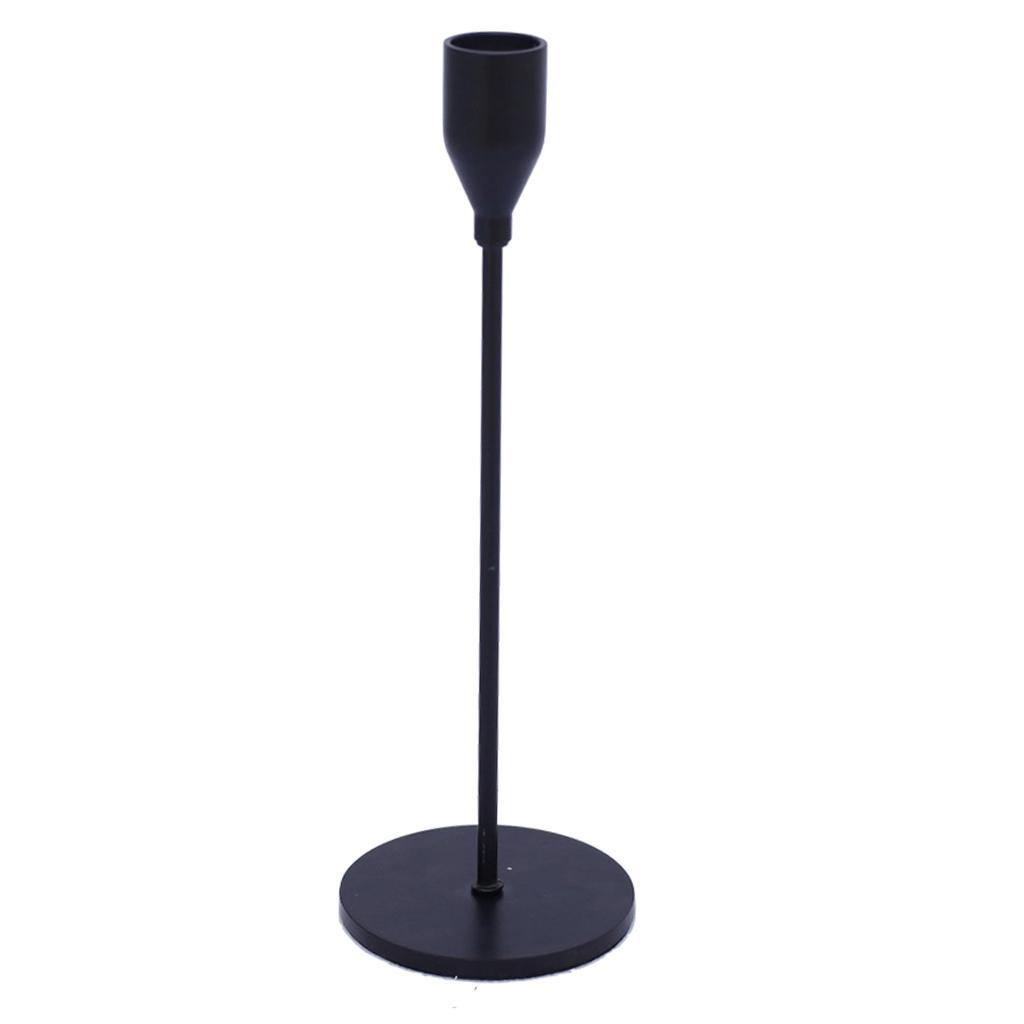Candle Holder Geometric Elegant Tealight Centerpieces for Home Decor,Black
