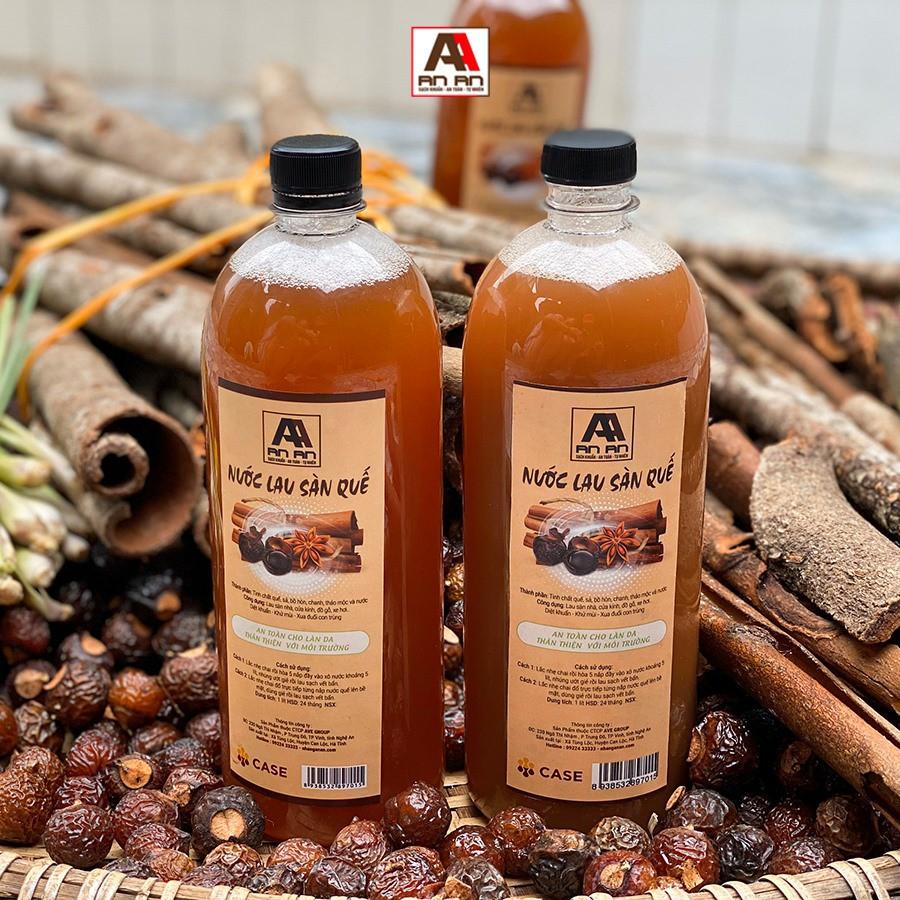 (1000ml Nước lau sàn An An từ tinh dầu Quế, Chanh Xả, Bồ Hòn/ Xua Đuổi Côn Trùng | An Toàn Cho Da | hương thơm dịu nhẹ