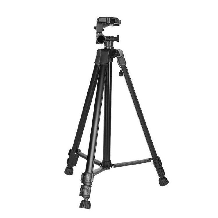 Combo Chân máy ảnh quay phim DSRL Tripod 3366 + Đầu kẹp điện thoại Selfie - Giao màu ngẫu nhiên