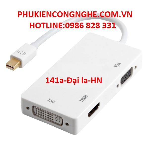 CÁP CHUYỂN ĐỔI MINI DISPLAYPORT TO HDMI + VGA + DVI