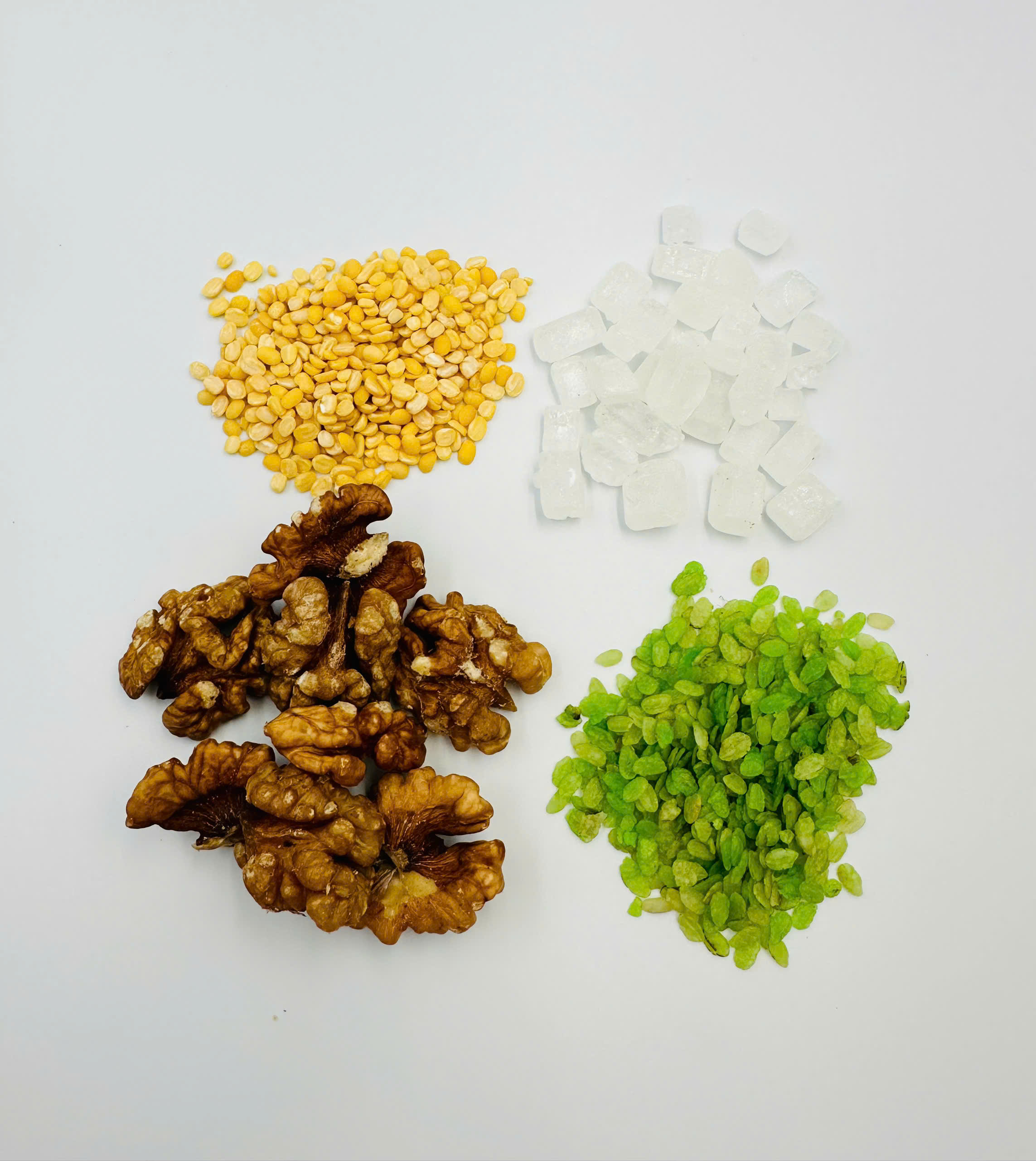 Set nguyên liệu sữa hạt: Óc chó - Đậu xanh - Cốm 115g