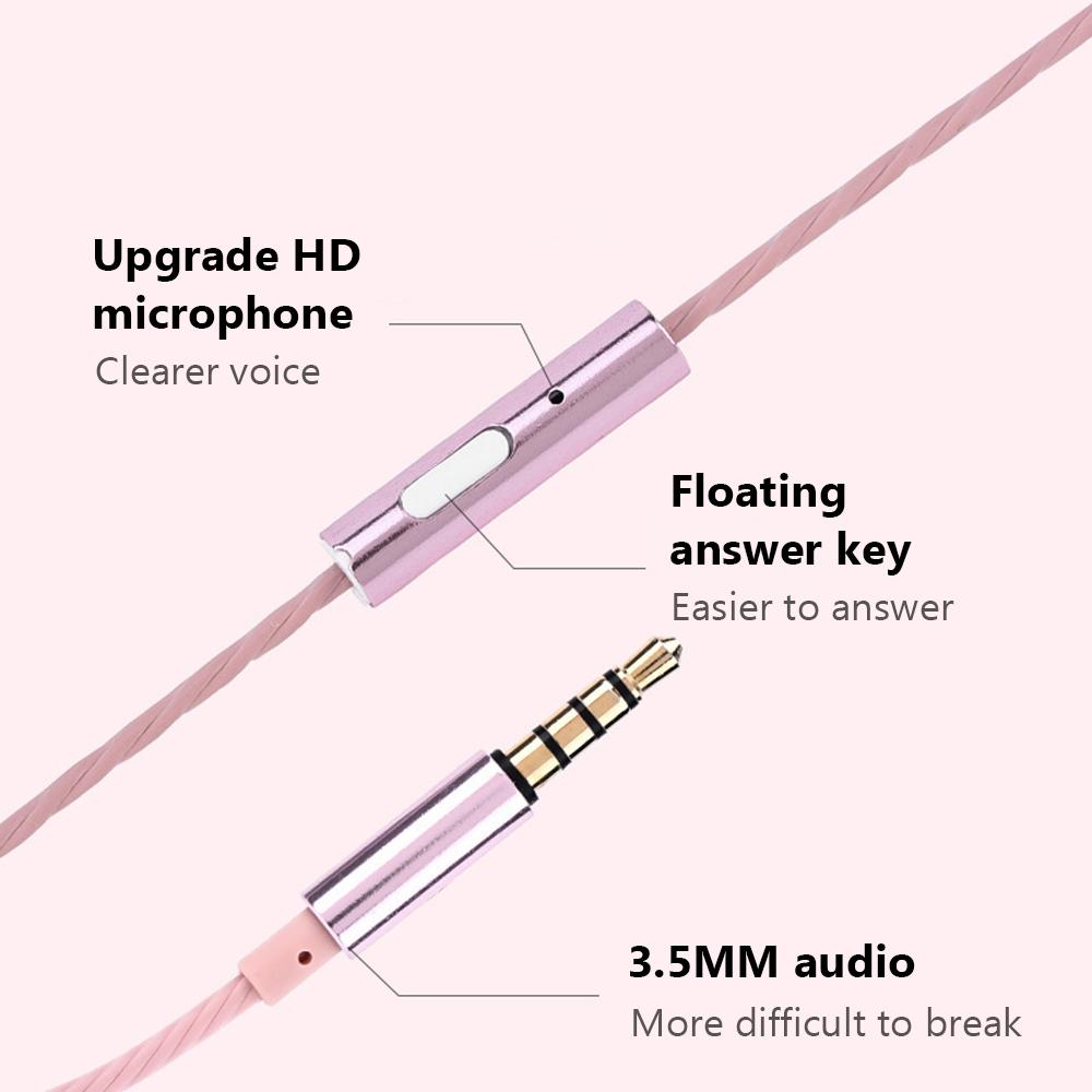 Tai nghe ngủ chống ồn nhét trong tai bằng silicon mềm có dây 3.5mm