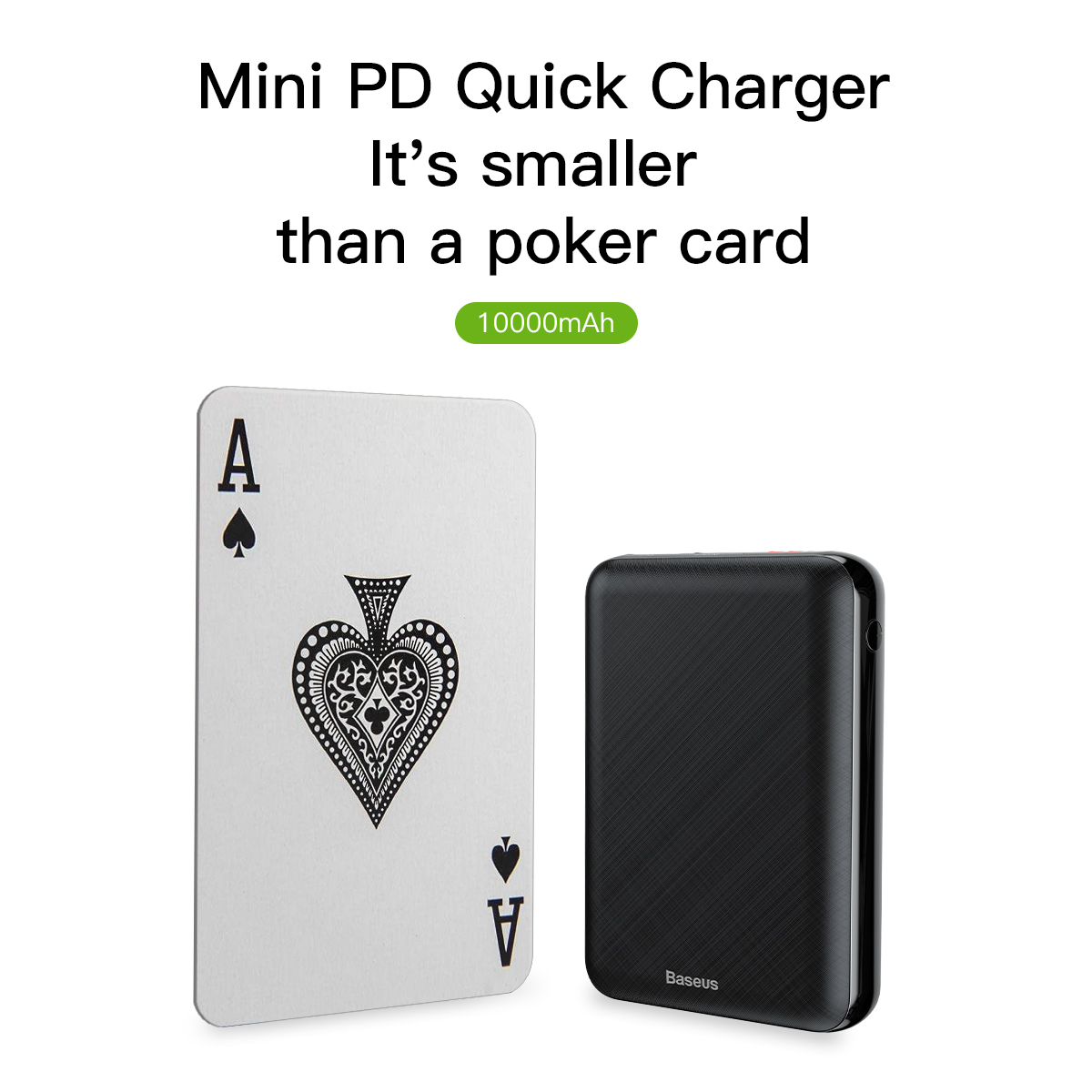 Pin sạc dự phòng cao cấp Baseus Mini S siêu nhỏ gọn Mini S v2 Digital Display Power Bank 10,000mAh cho Smartphone/ Tablet ( PD + QC 3.0, USB-C input/ Output ) - Hàng chính hãng