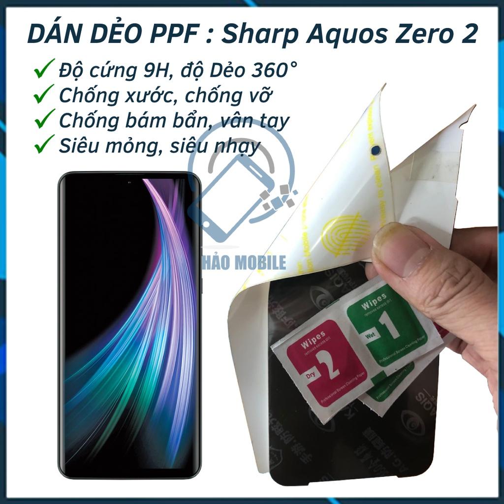 Dán dẻo PPF trước và sau Sharp Aquos Zero 2
