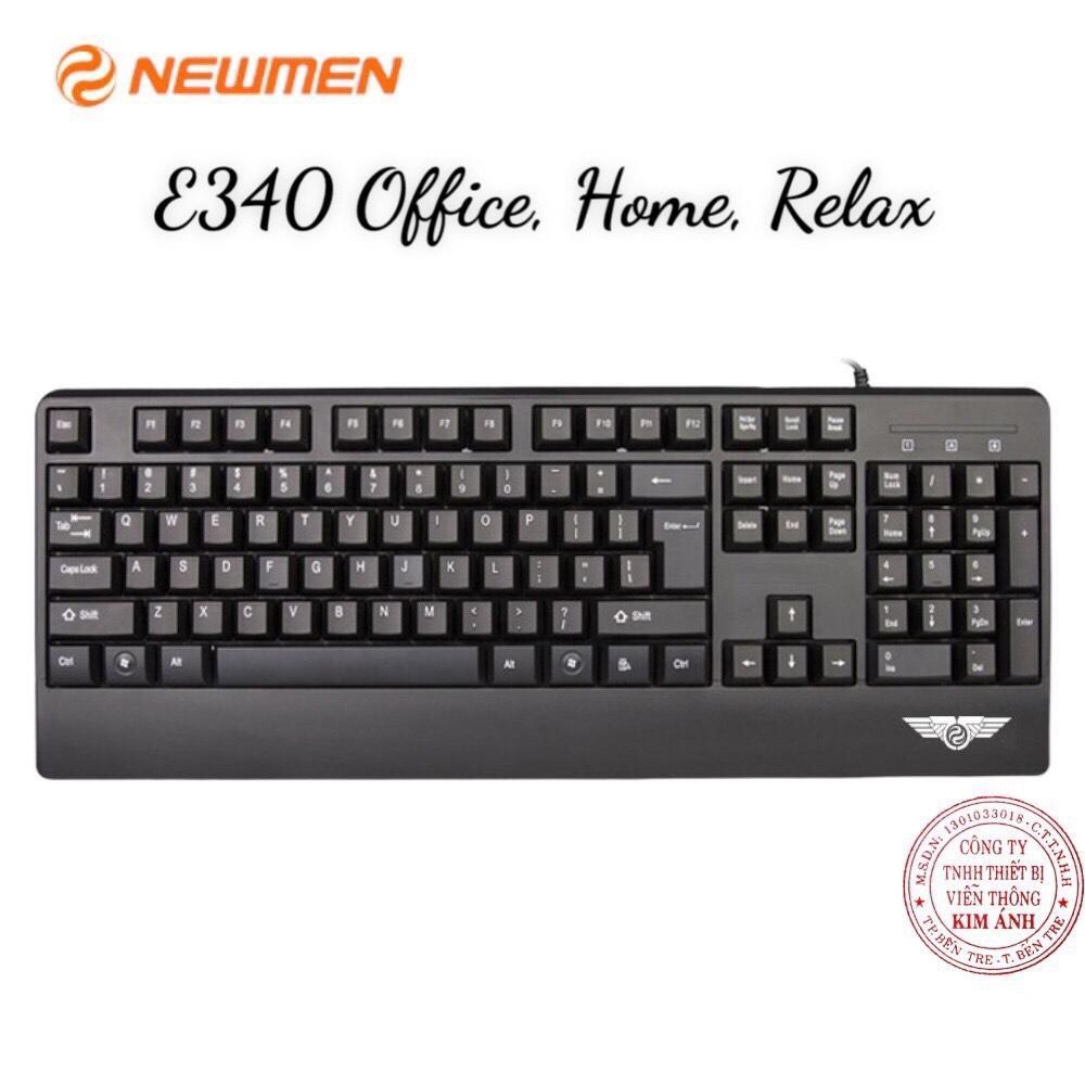 Bàn phím máy tính có dây NEWMEN E340+ (Game, Coder, Banker, Home ), Hàng chính hãng