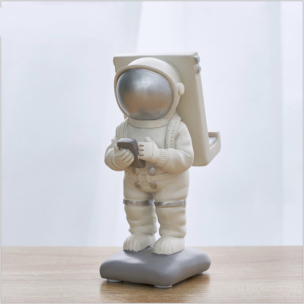 TƯỢNG PHI HÀNH GIA ASTRONAUTS trang trí đỡ điện thoại đẹp mắt