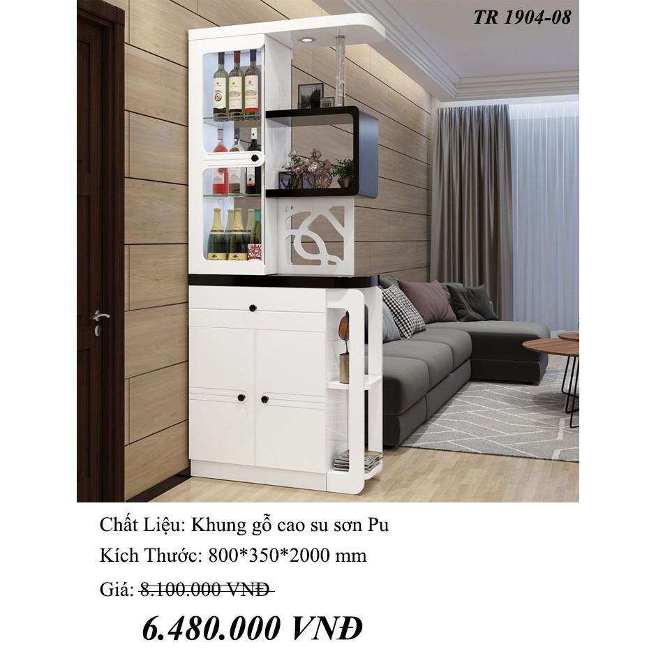 Tủ Vách Ngăn Gỗ MDF Nhập Khẩu Juno Sofa HHP-TVN1904-08 Cao Cấp